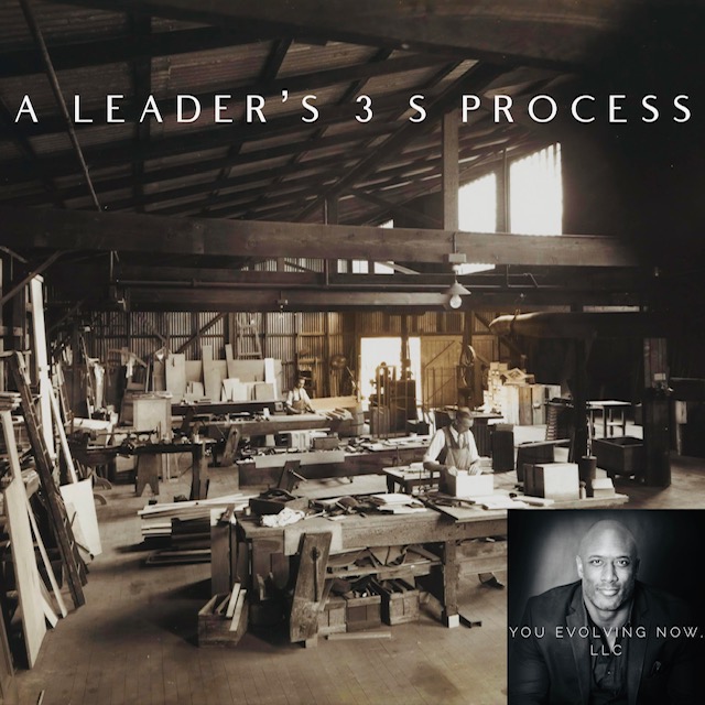 A Leader's 3 S Process website invitation for You Evolving Now